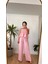 Pembe Gipeli Bluz Pantolon Takım 4
