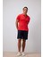 %100 Pamuk Slim Fit Dar Kesim Polo Yaka Nakışlı Kısa Kollu Tişört D7665AX25SP 2