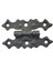 Antika Tarz Dekoratif Pirinç Yıldız Menteşe - 63X36 Mm, Oksit 1