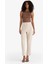 Slim Fit Dar Kesim Bisiklet Yaka Simli Kumaş Atlet F5509AX25SM 2