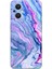 Oppo Reno 7 Lite Uyumlu Mermer Desenli Telefon Kılıfı + Ekran Koruyucu - 5816 1