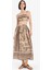 Regular Fit Desenli Plaj Maxi Eteği-Fall in Love F5487AX25HS 3