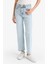 Comfort Straight Yüksek Bel Bilek Boy Jean Yıkamalı Pantolon D8155AX25SM 1