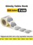 Kalp Kesimli Gümüş Yaldız Çok Amaçlı Etiket 3cm (500 Adet) 1