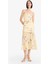 Coool Bodycon Vücudu Saran Straplez Çiçek Desenli Tül Maxi Elbise F5577AX25SM 2