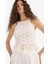 Slim Fit Dar Kesim Püskül Detaylı Triko Atlet F7081AX25SM 3