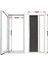 Kedi Tülü Plise Kapı Sineklik - A.Kahverengi 0-90CM x 0-210CM Ölçü Aralığında (Alt Korumalı) 2