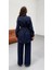 Premium Kalite Kemer ve Cep Detaylı Tasarım Ikili Denim Takım Pantolon Ceket Ikili Kot Takım 2