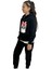 Kedi Kız Sweatshirt Tişört Eşofman 3'lü Takım – Rahat ve Şık Tasarım 3