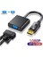 Displayport Dp VGA Adaptör Kablosu Erkek Dp Erkek VGA Dönüştürücü Pc Dizüstü Hdtv Monitör Için 1080P 3D Full Hd Görüntü Çevirici Cabble 1