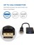 Displayport Dp VGA Adaptör Kablosu Erkek Dp Erkek VGA Dönüştürücü Pc Dizüstü Hdtv Monitör Için 1080P 3D Full Hd Görüntü Çevirici Cabble 4