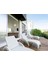 TRK-860 Siesta Fiji Bej Minderli Rattan Desenli Ayarlanabilir Lüks Şezlong Beyaz 2'li Set 4