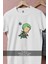 Oversize Green-Haired One Piece Character Caricature Tasarımlı Unisex T-Shirt 2