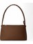 Kadın Basic Tek Saplı Fermuarlı Baget El ve Omuz Çantası 27X15X7 cm 1