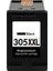 Hp 305XL Siyah Muadil Kartuş 0,25K 1