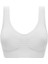 Beyaz Dikişsiz Kadın Pedli Sütyen Korse - 704 3