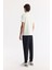 Erkek Kırık Beyaz Bisiklet Yaka Hologram Baskılı Interlok T-Shirt A51Y1006 4