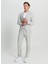 Normal Bel Slim Fit Gri - Beyaz Erkek Takım Elbise ACE030252213_GBY 2