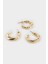 Kadın 3'lü Gold Küpe F5966AXNS 2