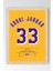 Kareem Abdul Jabbar Forma Çerçeveli Tablo - Nba Los Angeles Lakers Jersey 1