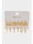 Kadın 6'lı Gold Küpe F5968AXNS 1