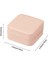Mini Takı Kutusu Seyahat Tipi Mücevher Çantası Kolye Yüzük Küpe Organizer Takı Düzenleyici Beyaz 2