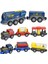Manyetik Elektrikli Tren Araba Lokomotif Ahşap Parça Yuvası Diecast Demiryolu ile Iki Arabaları Tren Ahşap Oyuncak Biro Leduo Parça (Yurt Dışından) 3