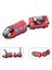 Manyetik Elektrikli Tren Araba Lokomotif Ahşap Parça Yuvası Diecast Demiryolu ile Iki Arabaları Tren Ahşap Oyuncak Biro Leduo Parça (Yurt Dışından) 4