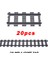 Moc Şehir Tuğla Tren Esnek Inşaat Parçaları Demiryolu Eğrisi Parça R104 Yapı Taşları Model Aksesuarları Uyumlu 53401 (Yurt Dışından) 1
