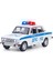 1/24 Lada 2106 Polis Alaşım Araba Modeli Metal Döküm Oyuncaklar Geri Çekin Ses ve Işık Simülasyon Araçlar Lar Için (Yurt Dışından) 1
