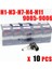 10 Adet Araba Haln Lamba 55W H1 H3 H4 H7 H11 9005 Hb3 9006 Hb4 880 881 H13 Otomatik Haln Ampul Sis Farları 12V 4300K Farlar Lamba (Yurt Dışından) 1
