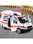 Wansong2 Alaşım Ambulans Modeli Simülasyon Geri Çekilebilir Ses ve Işık Döküm Alaşım Araba Oyuncak Seti Doğum Günü Hediyesi (Yurt Dışından) 1