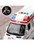 Wansong2 Alaşım Ambulans Modeli Simülasyon Geri Çekilebilir Ses ve Işık Döküm Alaşım Araba Oyuncak Seti Doğum Günü Hediyesi (Yurt Dışından) 4