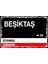Elite Beşiktaş Sokak Tabelası Retro Ahşap Poster 1 Adet 1