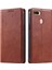 Oppo A7 Kart Yuvaları Tutucu Ince Cüzdan Pu Deri Koruyucu Için Flip Case (Yurt Dışından) 1