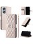 Oppo A17 Kart Yuvaları Tutucu Pu Deri Koruyucu Bilek Kayışı Için Flip Case (Yurt Dışından) 1