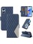 Kart Yuvası ve El Kayışı Şık Koruyucu ile Oppo A17 Için Flip Case (Yurt Dışından) 1