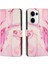 Oppo Reno 13 5g Kart Ekleme Cüzdan Kılıf Için Flip Case Boyalı Mermer (Yurt Dışından) 1