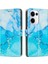 Oppo Reno 13 5g Kart Ekleme Cüzdan Kılıf Için Flip Case Boyalı Mermer (Yurt Dışından) 1
