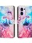 Oppo Reno 13F 5g Kart Ekleme Cüzdan Kılıf Için Flip Case Boyalı Mermer (Yurt Dışından) 1