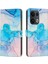 Oppo Reno 13 Pro 5g Toka Flap Boyalı Mermer Cüzdan Kılıf Için Flip Case (Yurt Dışından) 1
