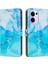 Oppo Reno 13F 5g Kart Ekleme Cüzdan Kılıf Için Flip Case Boyalı Mermer (Yurt Dışından) 1