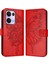 Oppo Reno 13 Pro Kabartma Kelebek Premium Deri Manyetik Için Kılıf (Yurt Dışından) 1