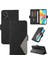 Kart Yuvası ve El Kayışı Iki Renk Ekleme ile Oppo A38 4g Için Flip Case (Yurt Dışından) 1
