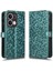 Oppo Reno 13 Pro 5g Deri Cüzdan Kapak Için Kılıf Geometrik Desen Toka (Yurt Dışından) 3