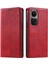 Oppo Reno 10 Pro 5g Ince Cüzdan Koruyucu Pu Deri Kart Için Flip Case (Yurt Dışından) 1
