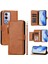 Oppo K12X Kart Tutucu Fermuar Pu Deri Manyetik Için Flip Case (Yurt Dışından) 1