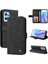 Oppo Find X5 Lite Kart Yuvası Sahipleri Için Flip Case Kısa Kayış Cüzdan Uzun (Yurt Dışından) 5