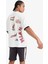 Defactofit Nba Miami Heat Oversize Geniş Kalıp Bisiklet Yaka Kısa Kollu TIŞÖRT D9866AX25SP 1