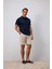Regular Fit Polo Yaka Dokulu Basic Düz Kısa Kollu Tişört B4939AX25SM 2